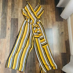 Striped Jumpsuit